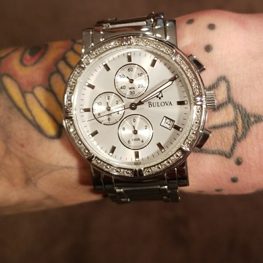 Bulova with Real diamonds
